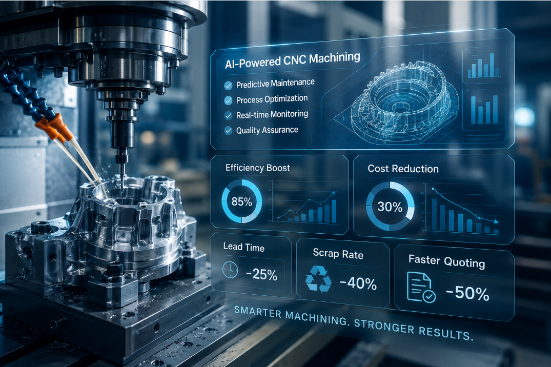 Дали вештачката интелигенција може да ја направи CNC обработката побрза и поисплатлива?